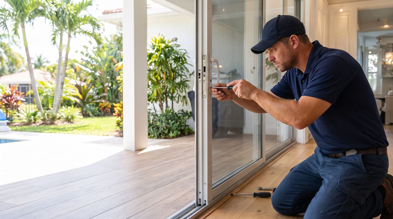 sliding door lock repair