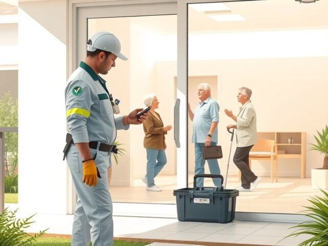 Sliding Door Repairs for Assisted Living Centers