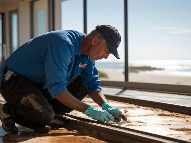 How Salt Air Damages Sliding Door Tracks